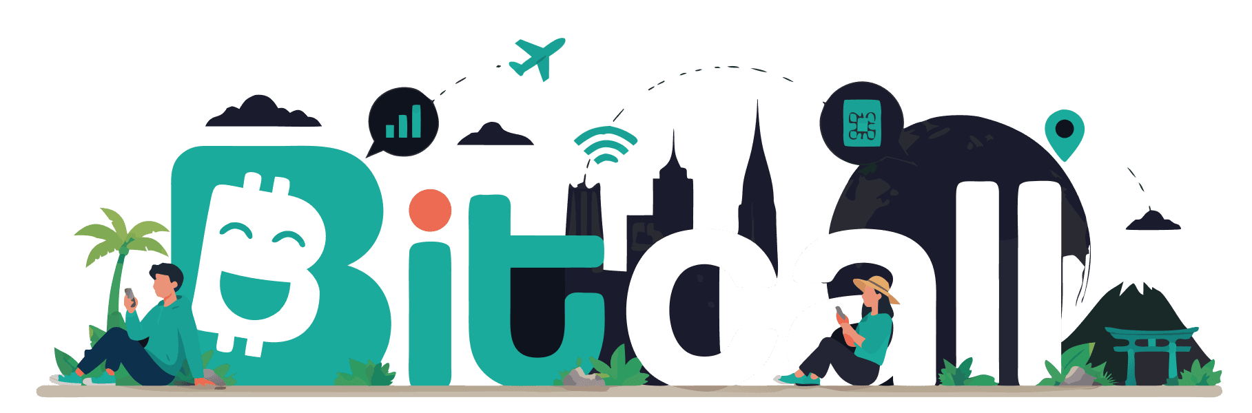 Bitcall footer artwork