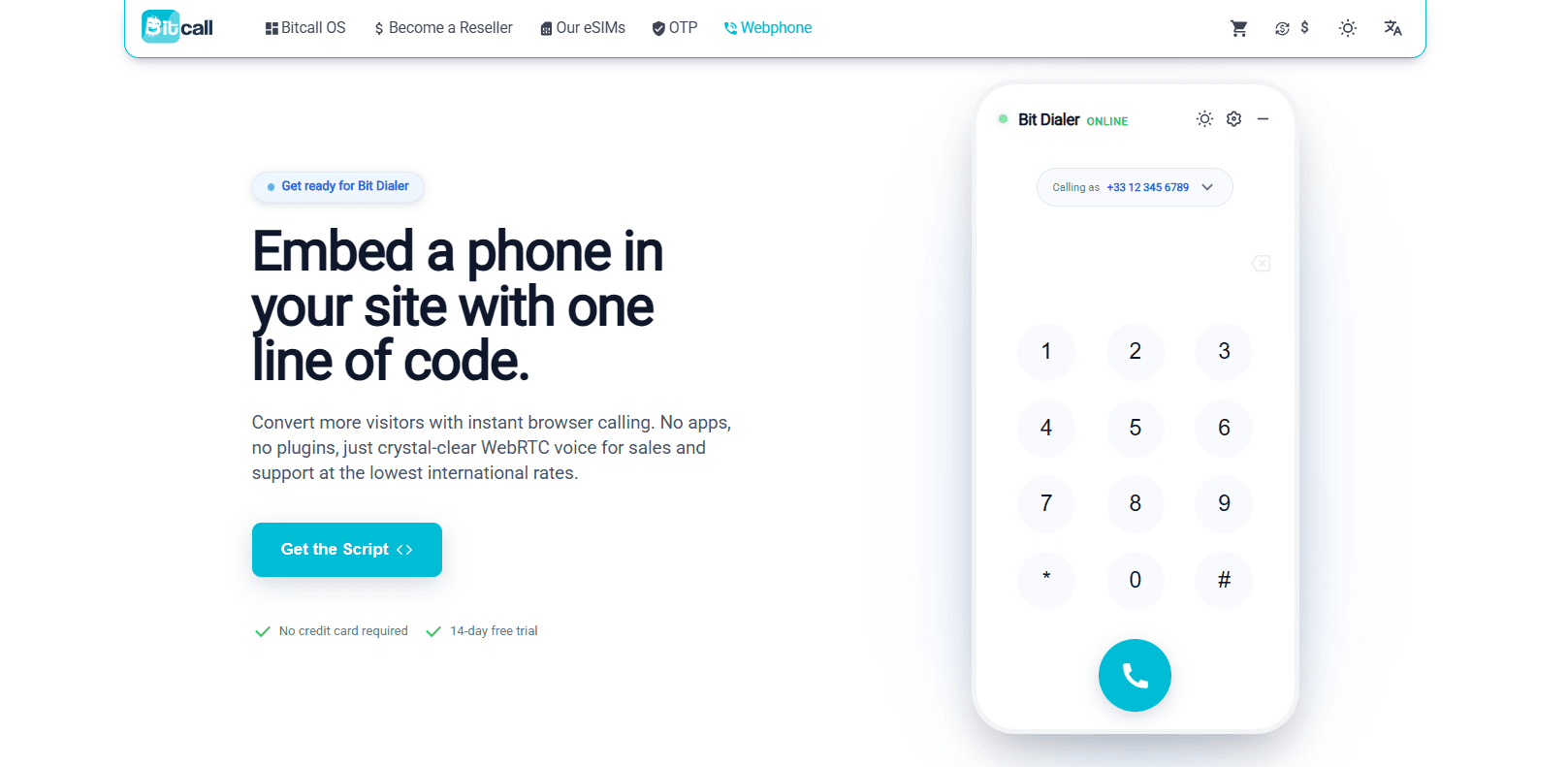 How to Use Bitcall Webphone in Your Browser