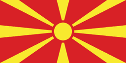 North Macedonia flag