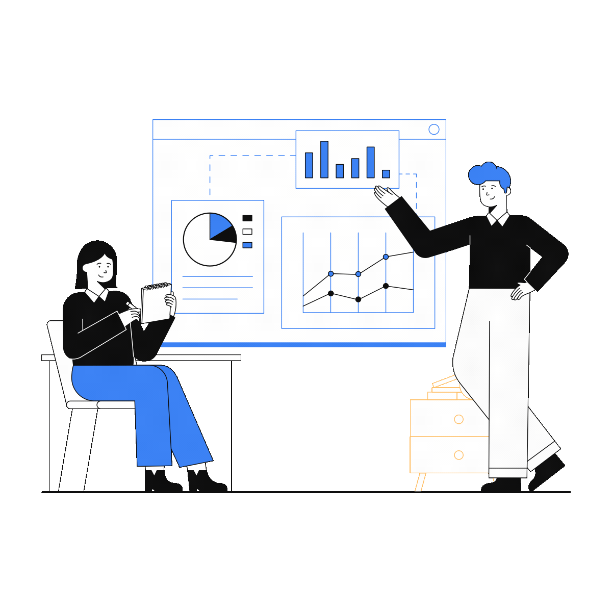Real-time telecom insights dashboard - mobile view