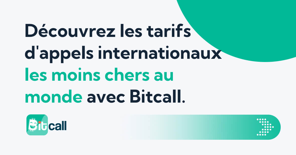 Appels VoIP pas chers | Payez en Bitcoin, USDT & crypto | Bitcall